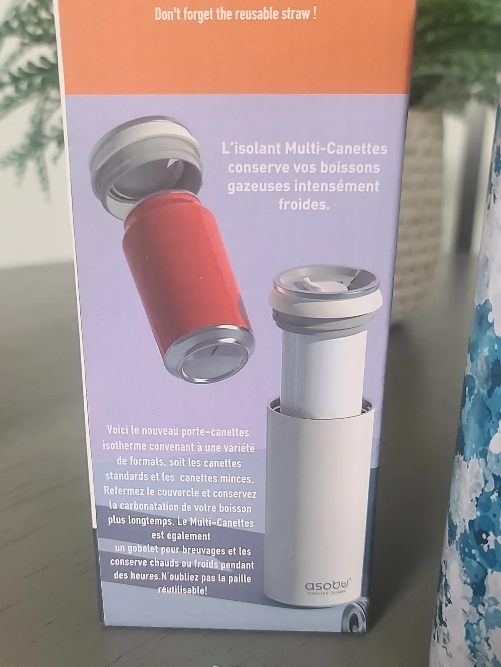 Asobu  Insulated Bottle, Can, Glass Coolers  Set Of 3
